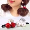1 Stück Damen Mädchen Kirschblätter Perle Mode Haarband Damen Rot und Weiß Haarschmuck (Farbe zufällig)
