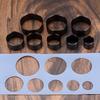 1set DIY Leather Handicraft Cutting Die Template, Circular Hollow Punching Mold- Diameter 25-60mm, Circular Leather Cutting Tool