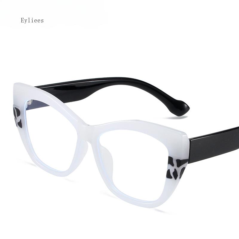 Blue Light Blocking Glasses Frame for Women Fashion TR90 Spectacle Frame Computer Optical Transparent Eyeglasses Gafas