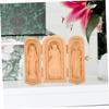 Religious Ornaments Mini Decor Vintage Decor for Home Hand Sculpture Boxwood Carving Christ Mini Christian Altar Box Hand Carving Christian Statues