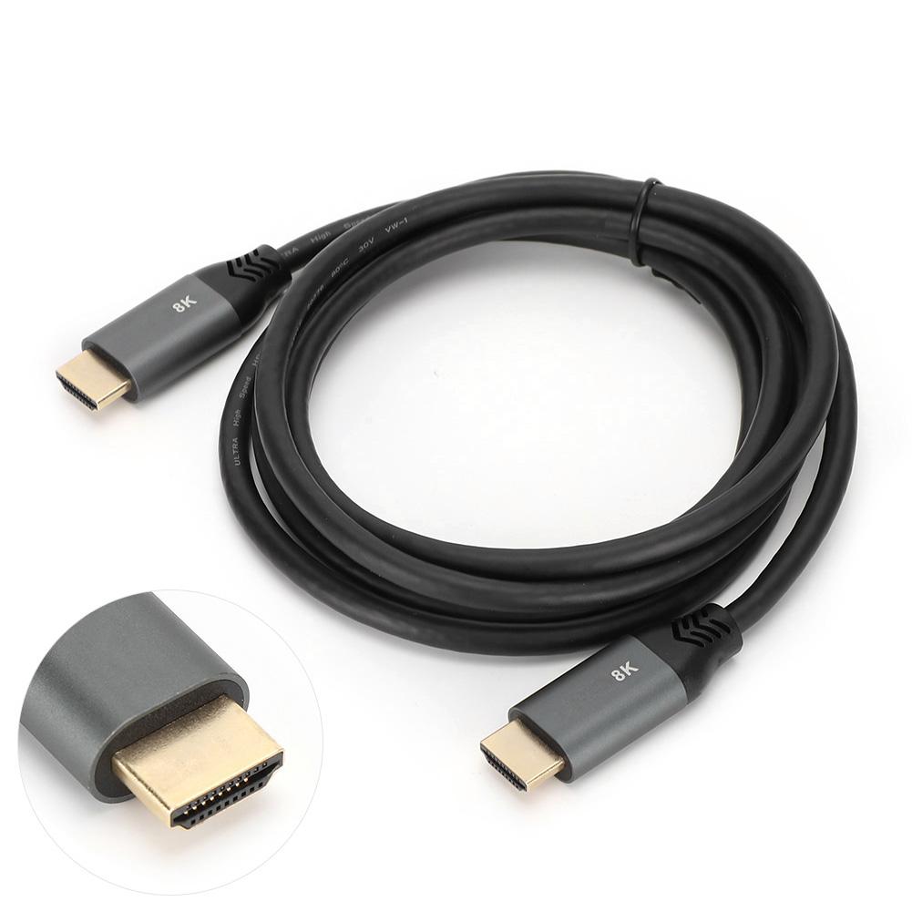 6.6ft HDMI to HDMI 8K Digital 60Hz Line Audio Video Projection Connection Cord for TV Computer
