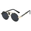 Fashion Vintage Round Sunglasses Retro Luxury Design Men'S Shades Double Bridge Casual Decor Sun Glasses For Women & Men