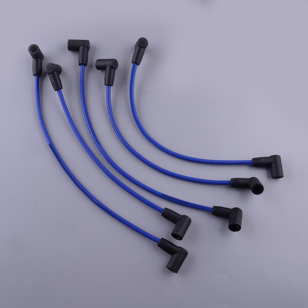 5pcs/Set Marine Spark Plug Ignition Wire Kits Fit for Mercruiser 3.0L 3.0 LX Engines 84-816761Q14