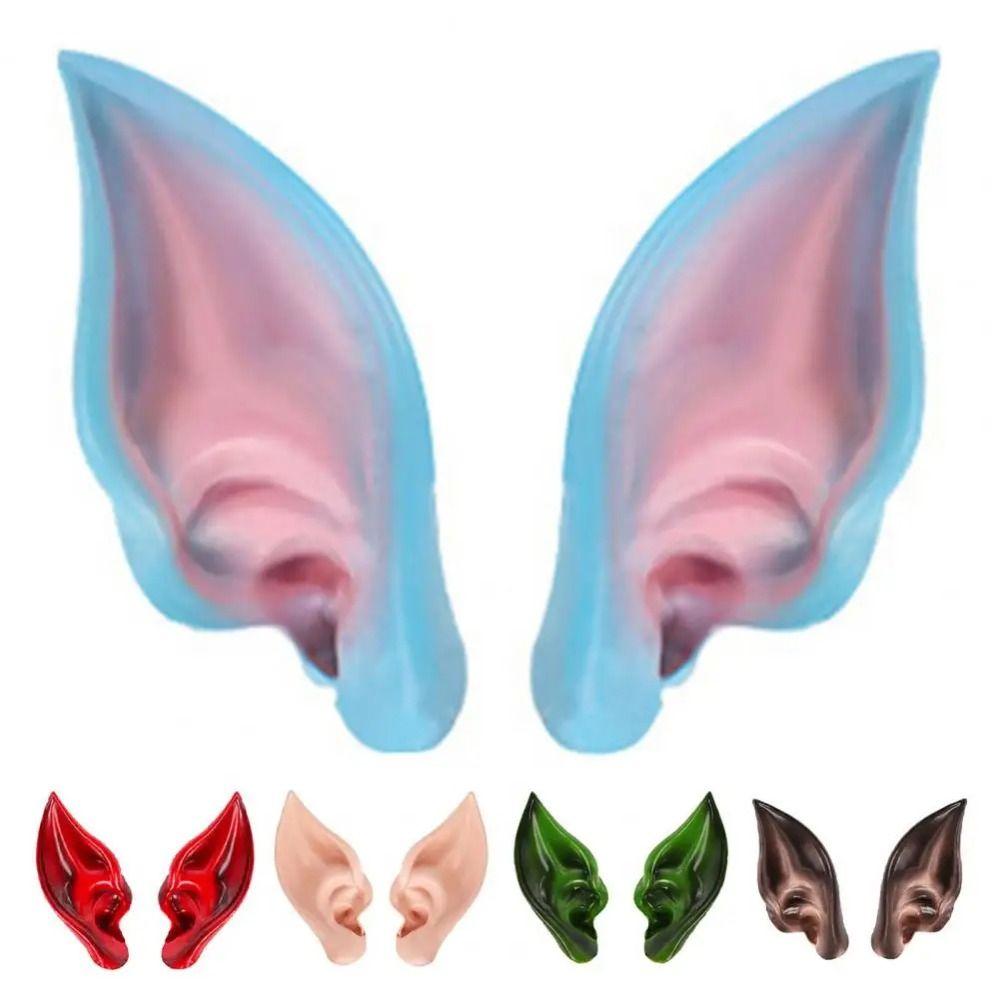 Carnival Dress Up Elf Ears Latex False Ears Cute   Halloween