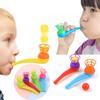 12Pcs Suspended Blow Pipe Blow Ball Rod Game Children Balance Training Floating Blowing Ball Magic Dangling Family Kids Toy