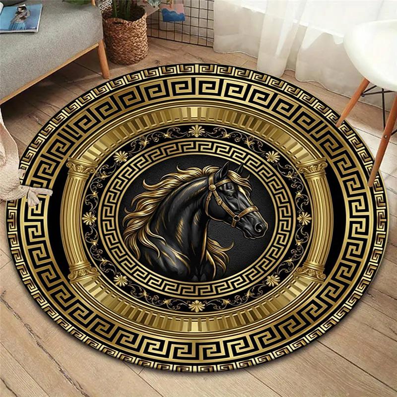 

1 шт. Фланелевое одеяло с принтом лошади, Высококачественное, Удобное для всех сезонов, Декор для дома, Тепло и уют, Идеально подходит для рождественских подарков 80cmx80cm