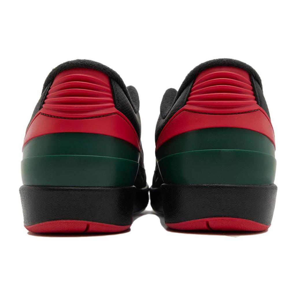 Air Jordan 2 Retro Low Natal Tênis Masculinos Preto Vermelho Fogo Abeto DV9956-006