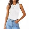 GMXIA Threaded Knitted Vest Women's Summer Solid Color Slim-fit Top