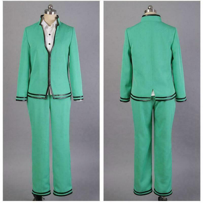 Anime The Disastrous Life of Saiki Kusuo No Sai-nan Cosplay Costume Teruhashi Kokomi Skirt Bowtie Wig Saiki Kusuo Uniform Glass