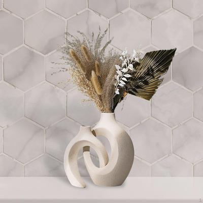 Keramikinė vaza Estetiška Gėlė Stilinga, Moderni, Boho, Minimalizmas Nordic Dekoratyvinė vakarėliui