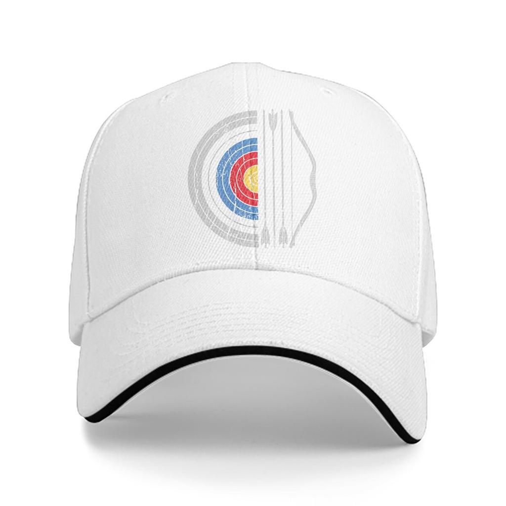 Archery Lover Multicolor Hat Peaked Unisexs Cap Archery Target Bow And Arrow Archer Personalized Visor Protection Hats