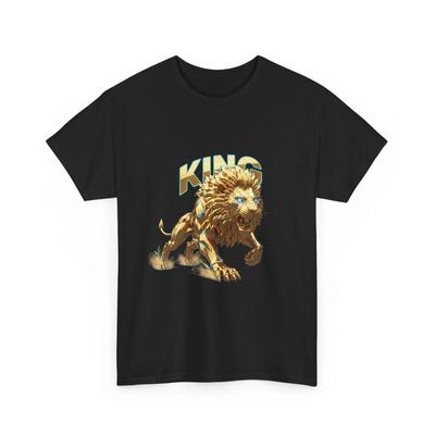 Goldener König der Löwen T-Shirt Vintage Ranger Laufsteg Grafikshirt