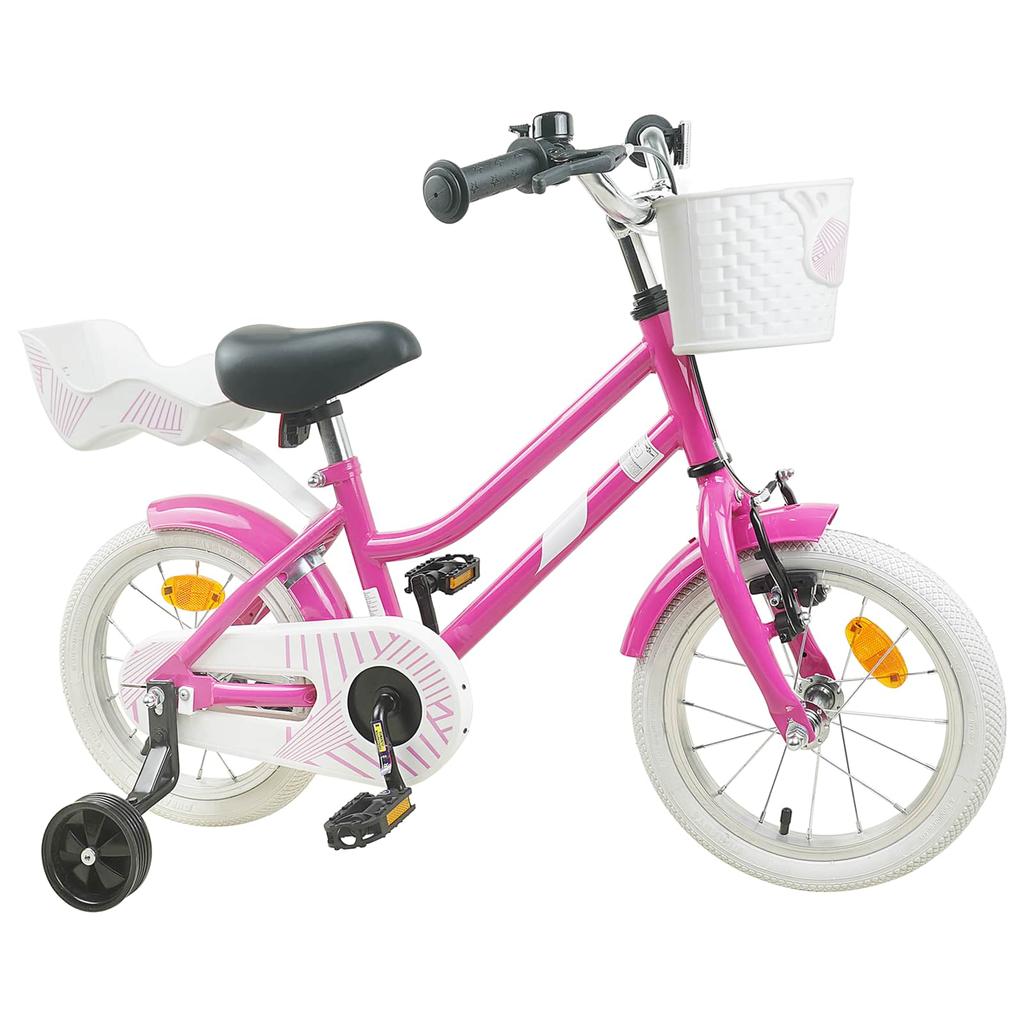 Kids Bicycle 16 Inch for Ages 4 6 Dark Pink