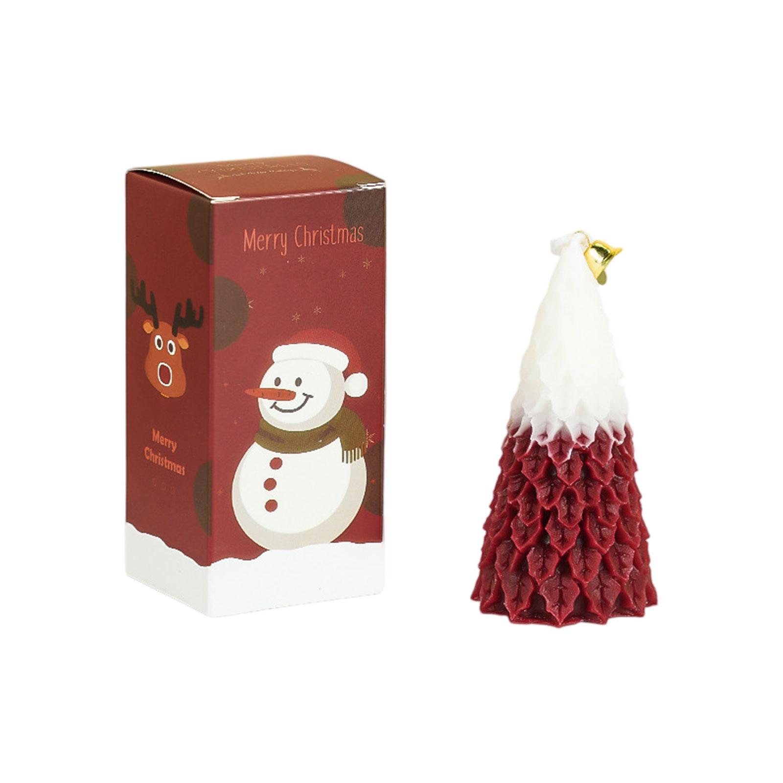 

Рождественские свечи, Креативные рождественские подарки, Атмосферные украшения для вечеринки, Рождественские ароматерапевтические свечи, Сувениры One Size красный