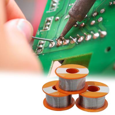 100g 0.5-1.5mm Rosin Core Cleaning-free Low Melting Point High Purity Versatile Roll Tapping Solder Tin Wire for Circuit Boards