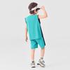 Boys' Summer Color-block Sport Set