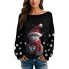 Womens  Fall Sweaters Long Sleeve Print Tops Pullover Sweaters Loose Dressy Casual Basic Clothes