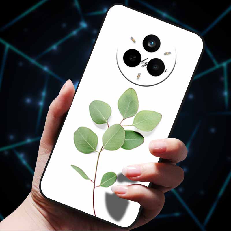For Realme 14 Pro 5G Case 14Pro+ Soft Silicone Bumper 3D Flowers Emboss Phone Cases for Realme 14 Pro+ Plus Back Covers Shells