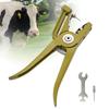 1Pz Pinze per Marchi Auricolari Bovina Capra Pinza Idraulica Verticale Dispositivo di Controllo Animale Bovina Animale Auricolare Applicatore Perforatore
