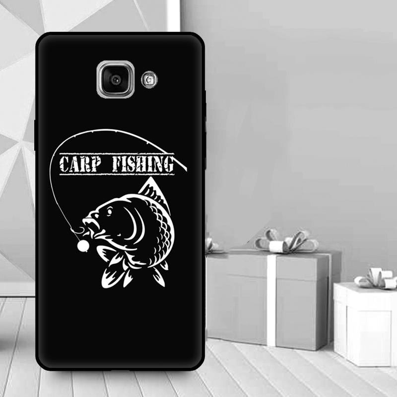 Carp Fish Fishing Rod Case For Samsung Galaxy J3 J5 J7 J1 2016 A3 A5 2017 J4 J6 J8 A7 A9 A6 A8 Plus 2018 Cover
