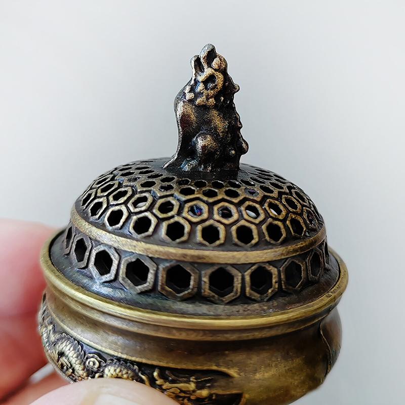 Lotosový květ kadidelnice buddhismus držák buddhy mosaz mini santalové dřevo kadidelnice kadidlo kovové řemeslo domácí dekorace
