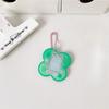 Clover Card Cover, One Inch Student Id Photo Decoration Pendant Key Chain Photo Frame Protection Card Cover