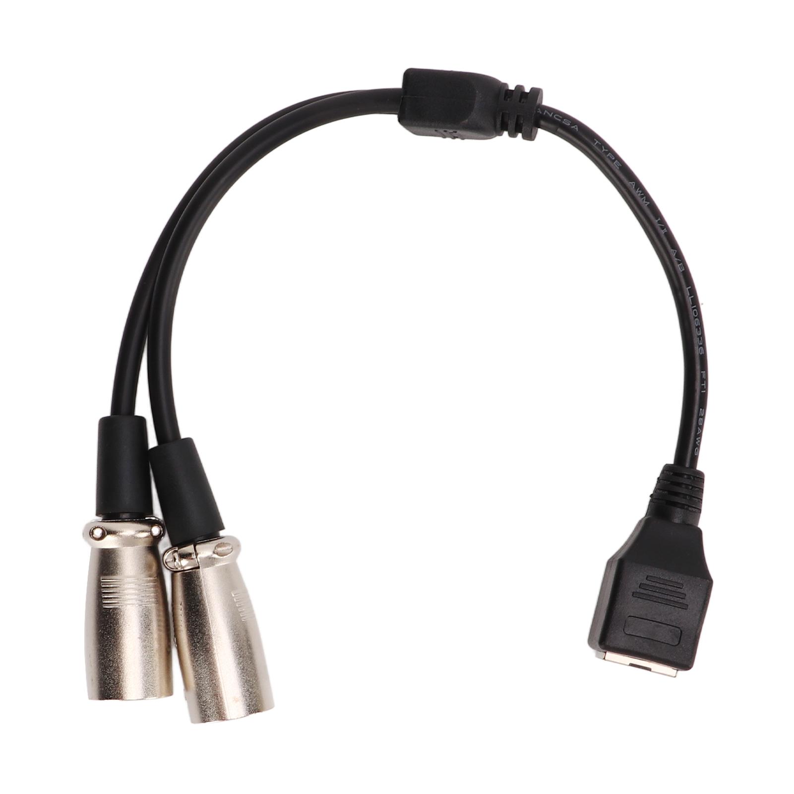 

Кабель-адаптер RJ45 - XLR (мама) для микрофона 20 см, микрофонный кабель-адаптер (мама) для KTV