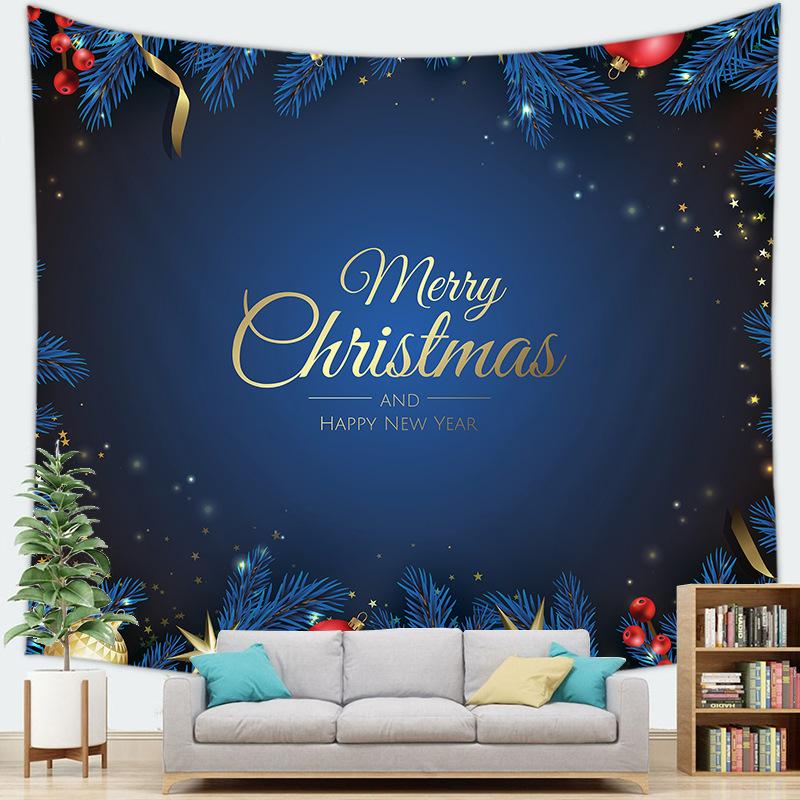 Cartoon Santa Claus Tapestry Christmas Tapestry Wall Hanging