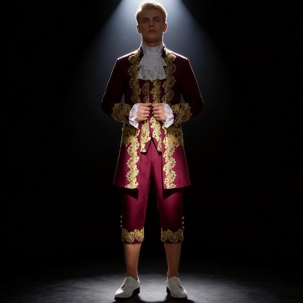 Palace Prince Embroidered Cosplay Costume For Anime Stage Performance