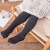 2-12 Y Elastic Waist Premium Cotton Girls Pantyhose Ultra Soft Solid Color Twist Pattern Kids Leggings for Daily Wear