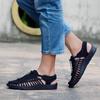 Summer Men Sandals Handmade Leather Hiking Outdoor Beach Shoes Fashion and Casual Sandals Men's Summer Shoes Sandals