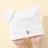 Baby Wool Knitted Bonnet Solid Bebe Newborn Baby Hat Pompom Cute Winter Hat For Kids Boys Girls Children Warm Beanie Cap