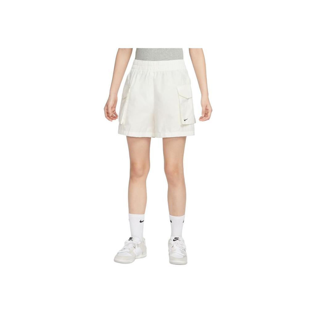 Nike Sportswear Essential Woven Cargo Shorts Women Shorts White HM6983-133