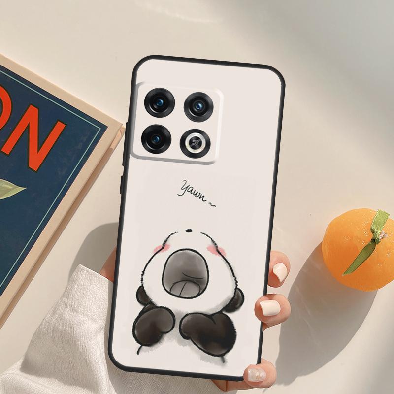 Cartoon Panda Case For OnePlus Nord 5 CE 2 3 4 Lite N20 N30 OnePlus 15 13 12 11 13T 10T 10R 12R 13R Cover