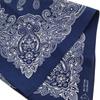 Kakatrend Bandana Navy Paisley 100% Cotton Adult Bandana Handkerchief Unisex Durag Large 55cm X 55cm