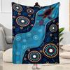 Australischer Aborigine-Stil 143 Decke Weich & Gemütlich Ideal für Sofa Wohnzimmer am Meer Vier Jahreszeiten Vielseitig Stilvolle Dekoration