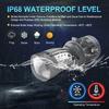 MAXGTRS 200W Auto LED Lens H4 Headlight for Cars High Beam Low Beam Projector Turbo Fan 6000k White Color Lighting