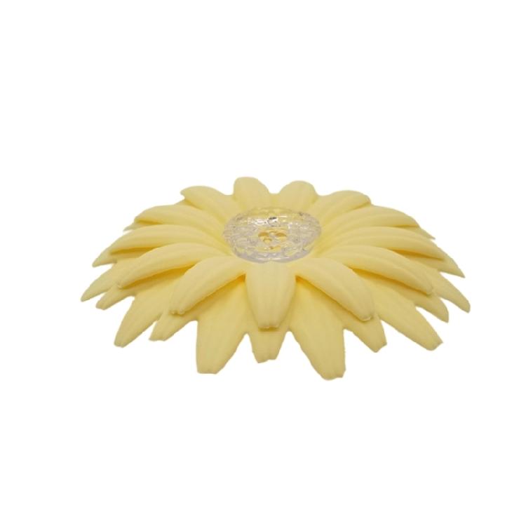 Multipurpose Silicone Mugs Covers With Plant Pattern Dustproof Convenient Storage Solution Leak Proof Beverage Covers
