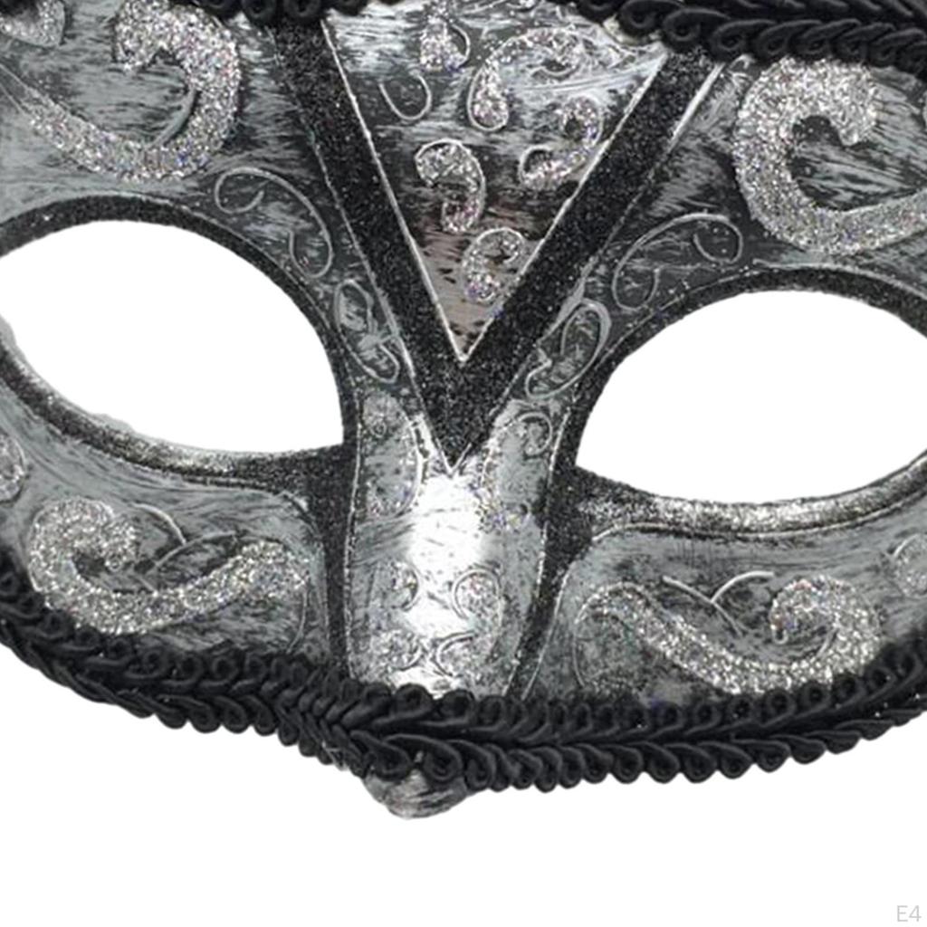 Ladies Masquerade Eye Mask Half Face Retro for Fancy Dress
