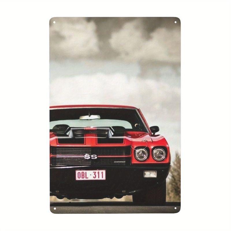 Retro Metall Blechschild Kunst Wanddekor für Auto Garage Man Cave Bar