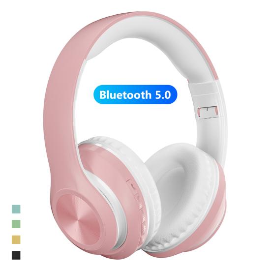 P68 Bluetooth-compatible 5.0 Foldable Rechargeable Wireless Headset HiFi Sound Headphones