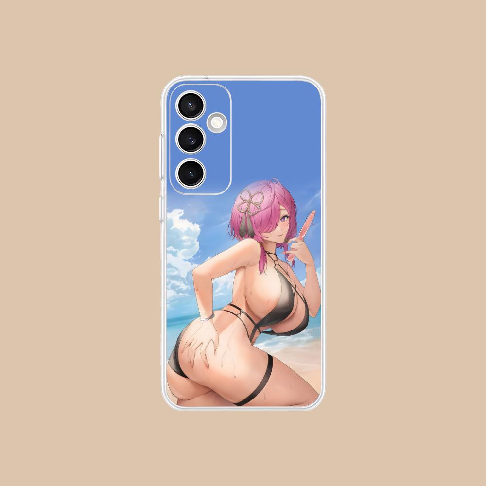 Wuthering Waves Taoqi Mobile Phone Case for Samsung Galaxy S25 S24 S23 S22 S21Plus FE Ultra Clear Colorful Cover Pretty Luxury