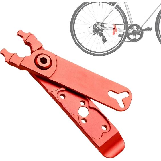 Bicycle Missing Link Plier Tool Tire Lever Missing Link Box Bicycle Master Link Plier Valve Tool 4 In 1 Multifunction Tool