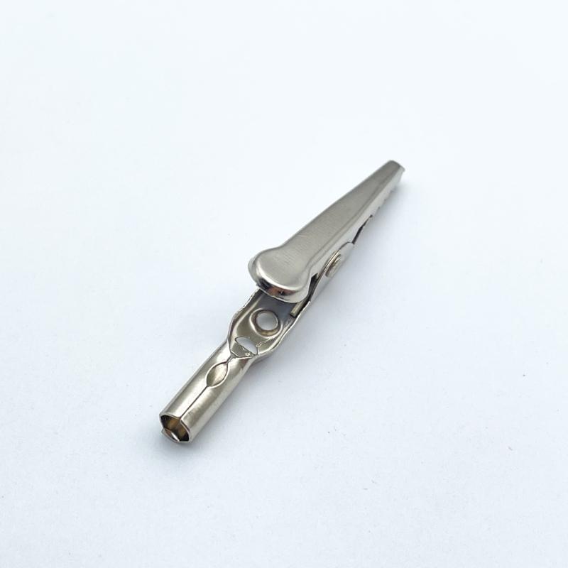 10A 4mm Alligator Clip Large Opening Insulated Electrical Test Clamps Suitable for Banana Plugs Socket