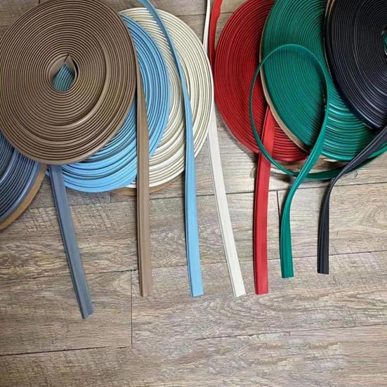 300/600CM Carpet Edge Binding Trim Self-Adhesive Waterproof Cuttable Floor Transition Strip Flexible PVC Thick Area Rug Mat Edging Bar