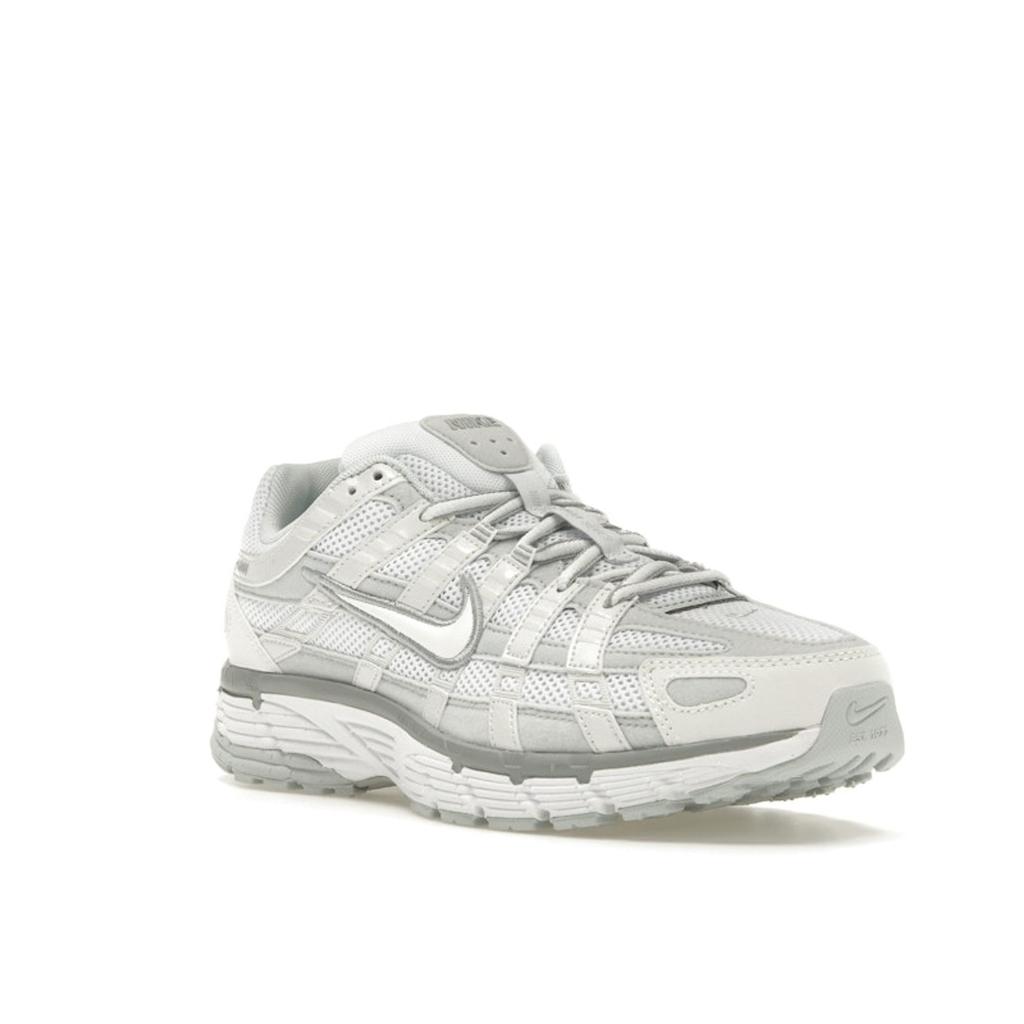 Nike Womens P-6000 Metallic Summit White Women Sneakers Cream Pure-Platinum Wolf-Grey FV6603-101