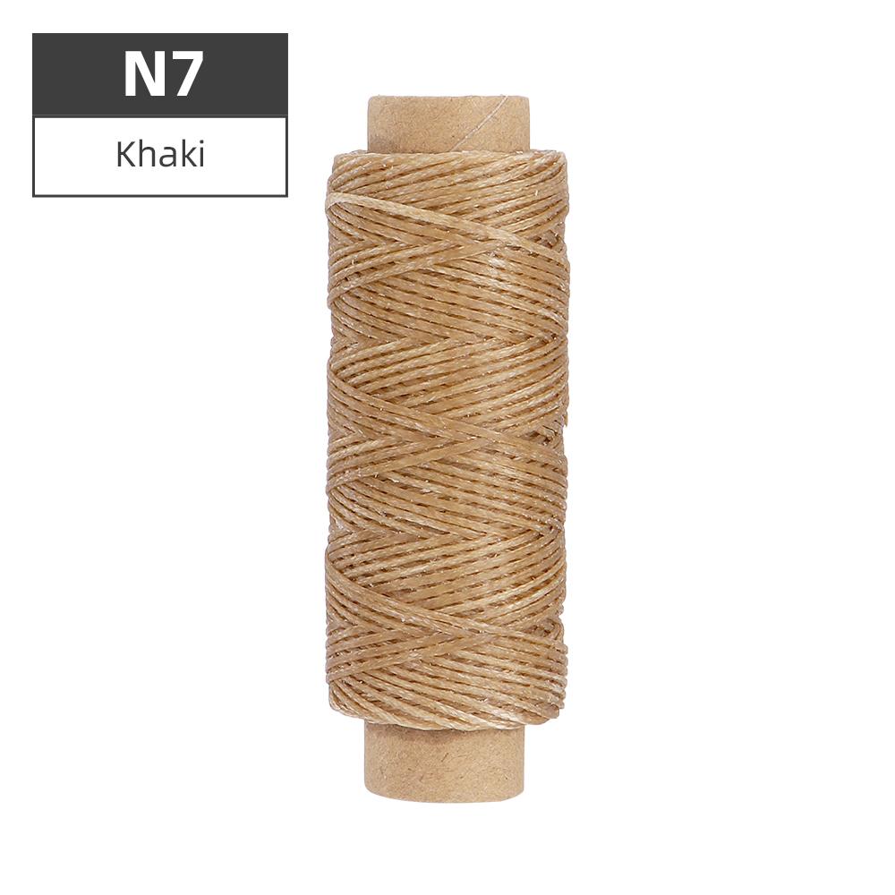 1pcs Leather Waxed Thread, Durable Leather Sewing Thread For Hand Stitching Leather Craft DIY, Leather Shoe Repairing Thread