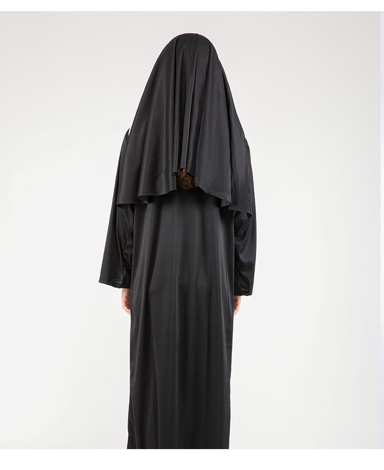 Adult Priest and Nun Role-Playing Clerical Robe Costume