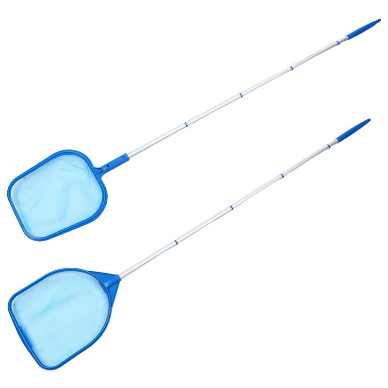 Swimming Pool Leaf Skimmer Pool Net Pool Cleaning Net 5 Section Swimming Pool Debris Cleaner Tool For Pool Pond  Tub Cleaning