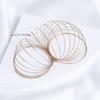 Copper-Plated 14K Gold Steel Wire Bracelet Ring - DIY Jewelry Accessory